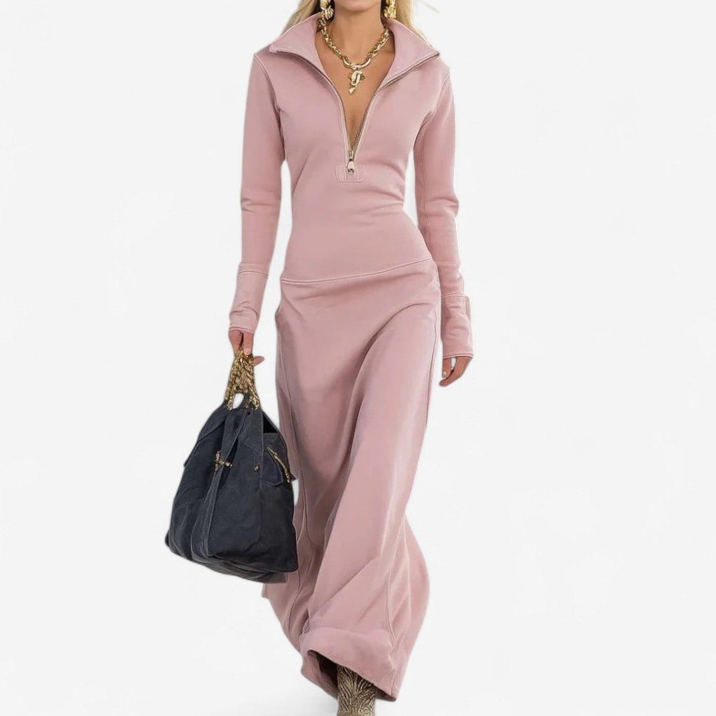 Katsiaryna™ Abito a collo alto